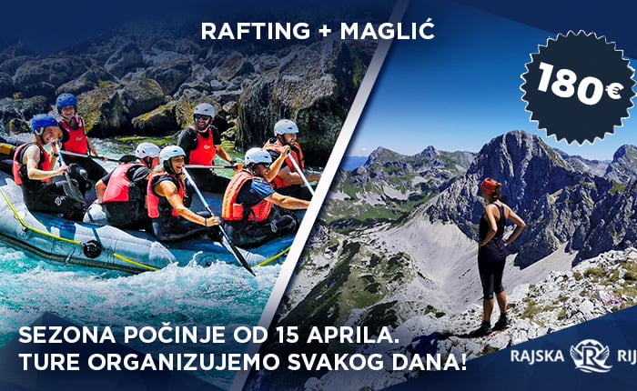 Rafting i poseta Magliću - Rajska RIjeka